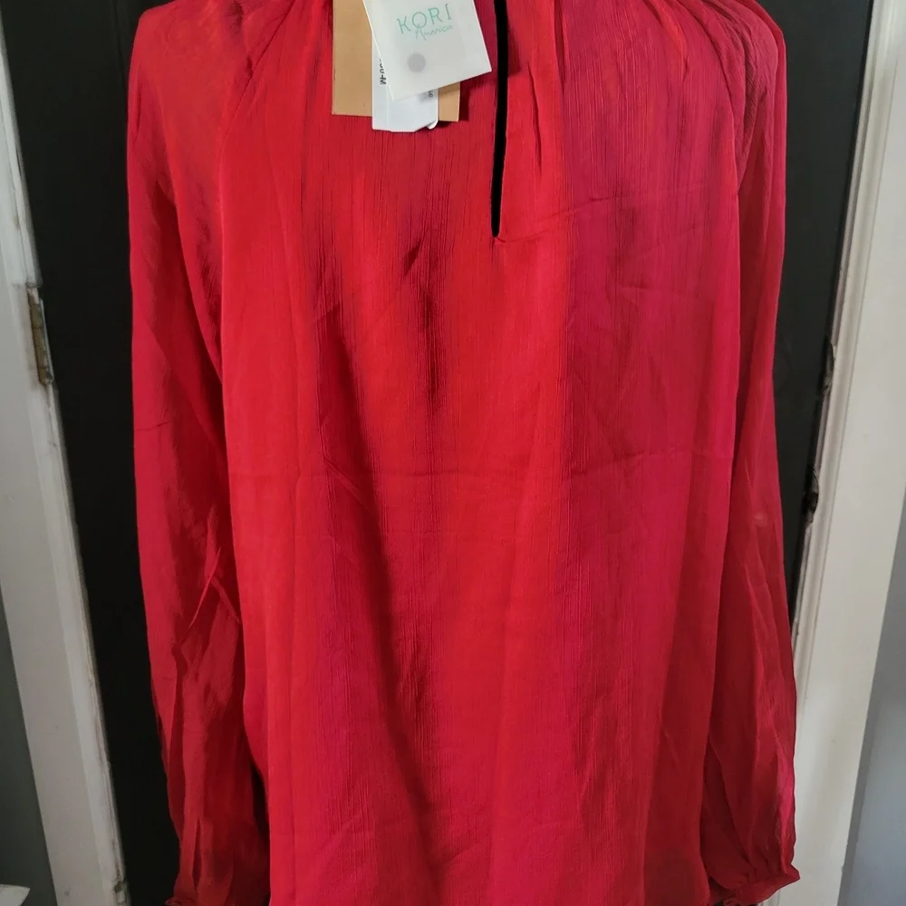 Kori Women's Vibrant Red Blouse